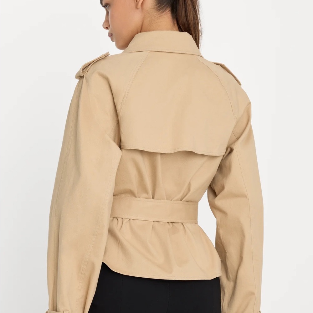 Good American - Cropped Trench Jacket - Picture 4 of 7